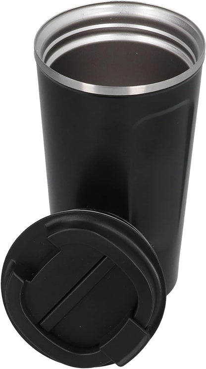 510ml Coffee Mug, Double Wall Stainless Steel Travel Cup with Spill Proof Flip Lid, for Car Office Camping Hiking Outdoor Activities