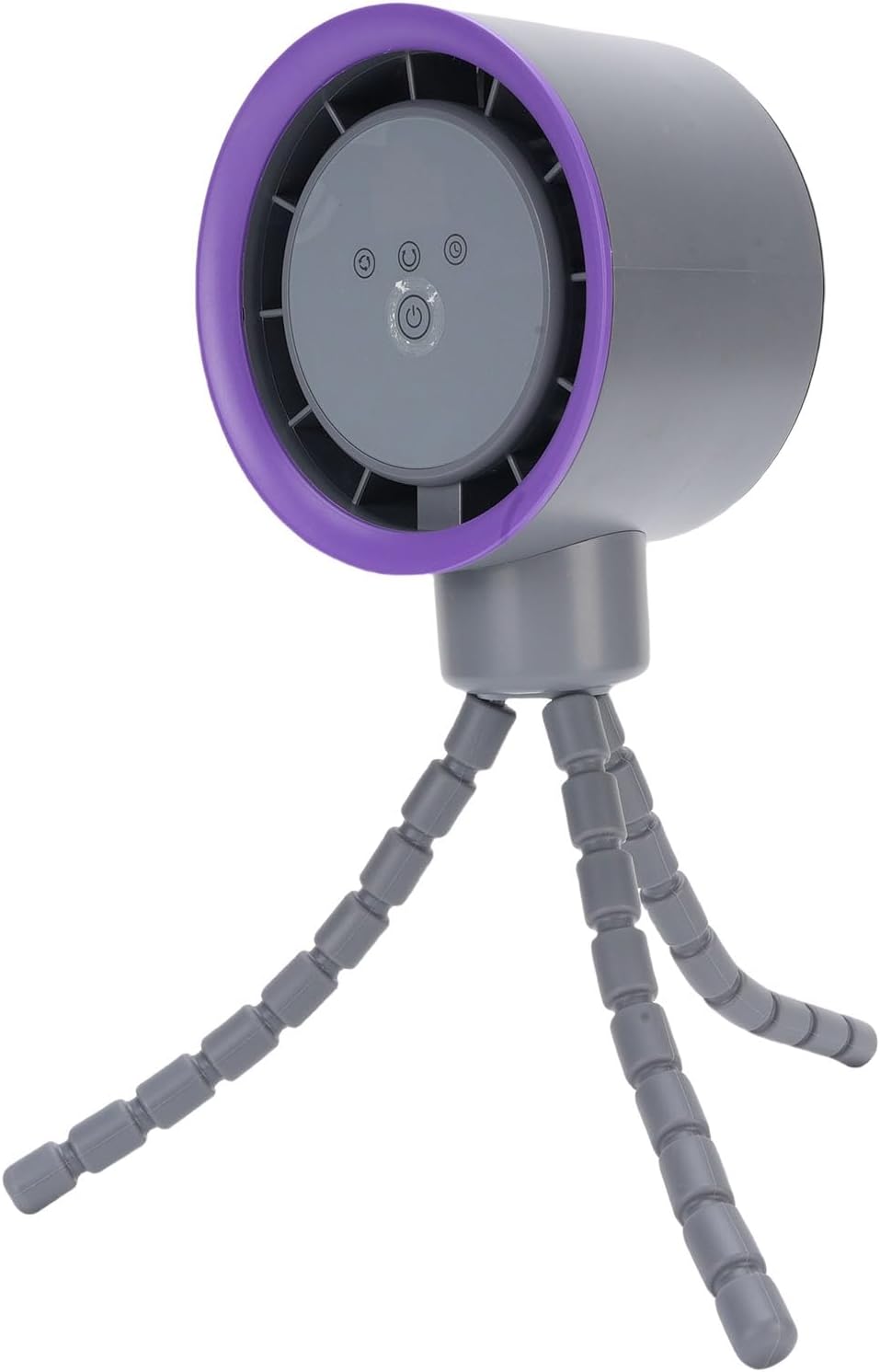 Stroller Fan, Plastic Tripod Clip On Fan with 4000mAh Battery, Flexible Legs, Portable Mini for Stroller Car Seat Crib Bike Travel (Grey)