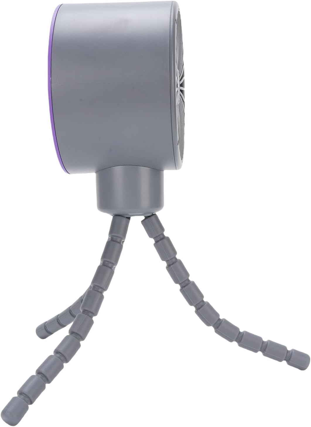 Stroller Fan, Plastic Tripod Clip On Fan with 4000mAh Battery, Flexible Legs, Portable Mini for Stroller Car Seat Crib Bike Travel (Grey)