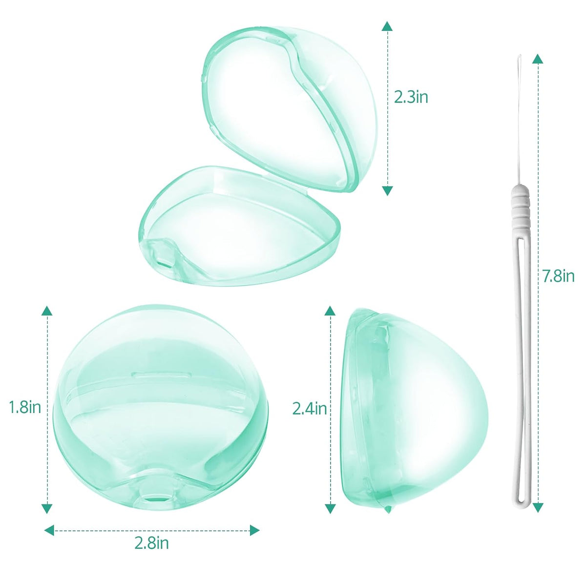 Pacifier Case, BPA Free Pacifier Holder Case with Lanyard for Diaper Bag,Pacifier Container Box for Baby Binky Nipple Travel,Essential Pacifier Accessories,Easy to Clean, Mix Color