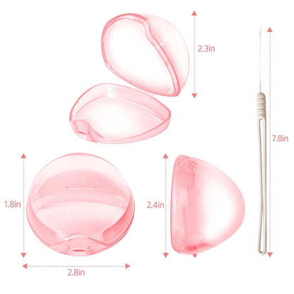 Pacifier Case, BPA Free Pacifier Holder Case with Lanyard for Diaper Bag,Pacifier Container Box for Baby Binky Nipple Travel,Essential Pacifier Accessories,Easy to Clean, Mix Color