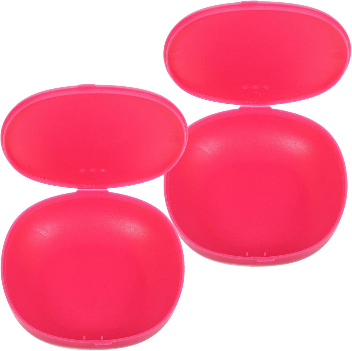 Reusable Storage Box 2pcs Pink Silicone Organizer Container Convenient Case for Women’s Travel and Daily Feminine Care