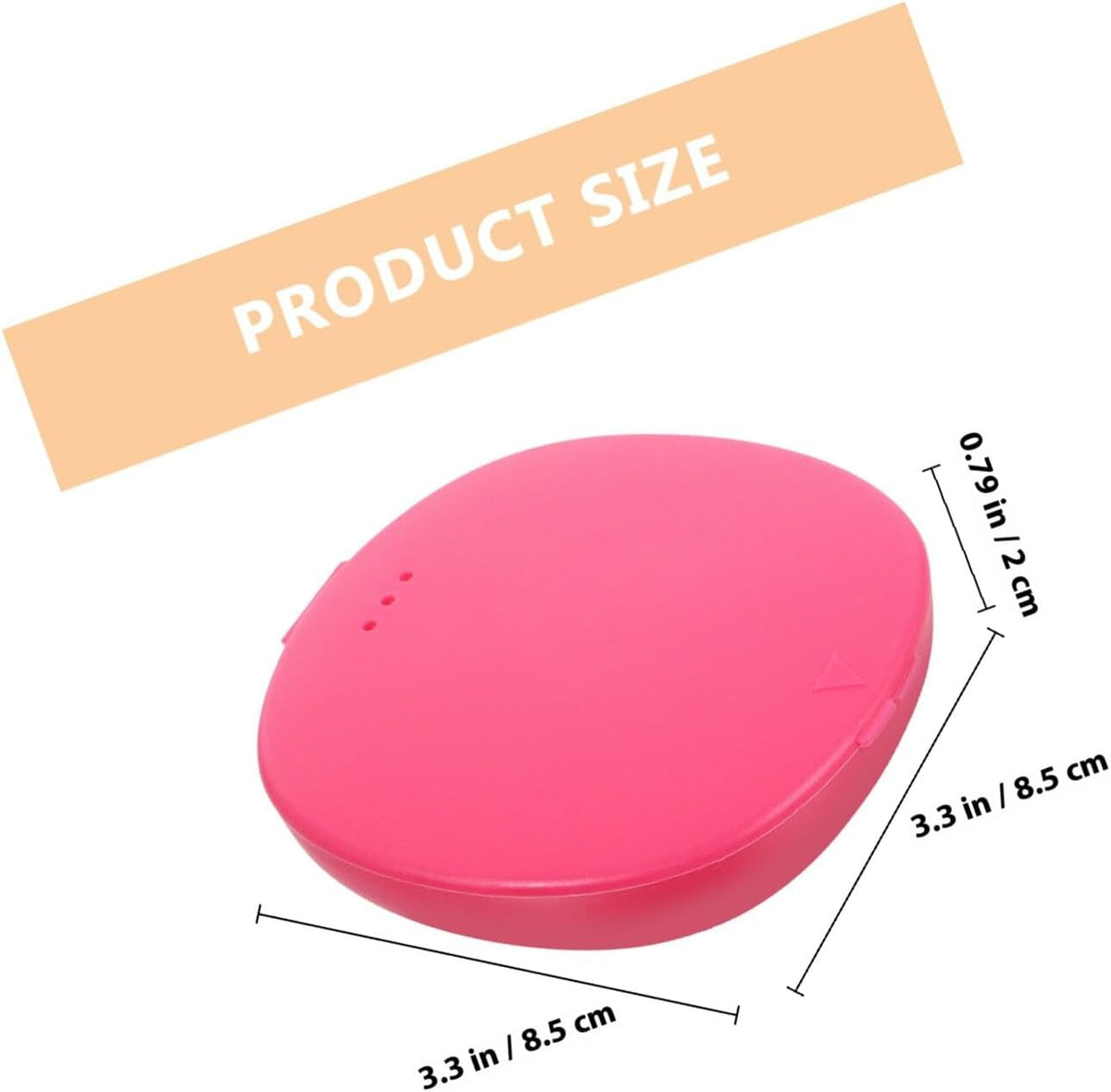Reusable Storage Box 2pcs Pink Silicone Organizer Container Convenient Case for Women’s Travel and Daily Feminine Care