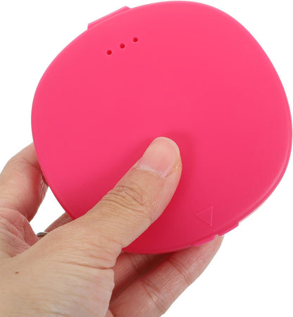 Reusable Storage Box 2pcs Pink Silicone Organizer Container Convenient Case for Women’s Travel and Daily Feminine Care