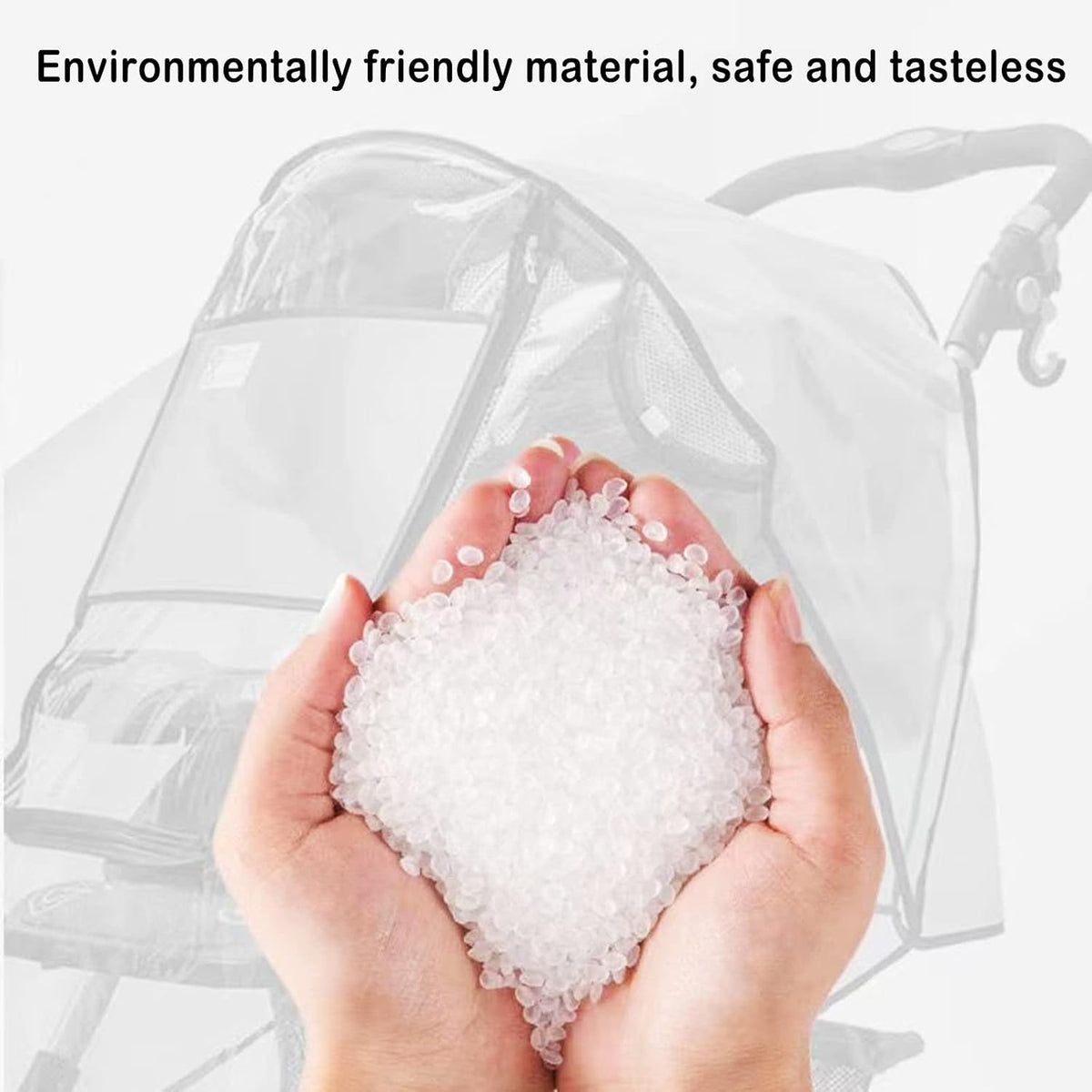 Stroller Rain Wind Cover Umbrella Accessory Windproof Waterproof Universal