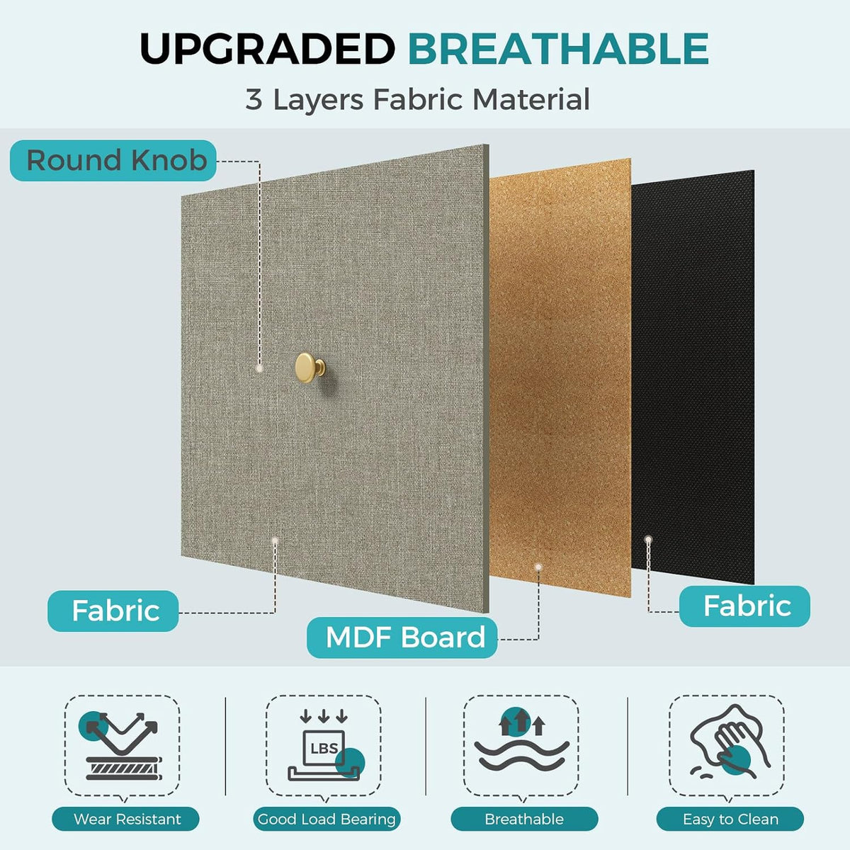 5 Drawer Dresser for Bedroom, Storage Organizer for Closet, Khaki