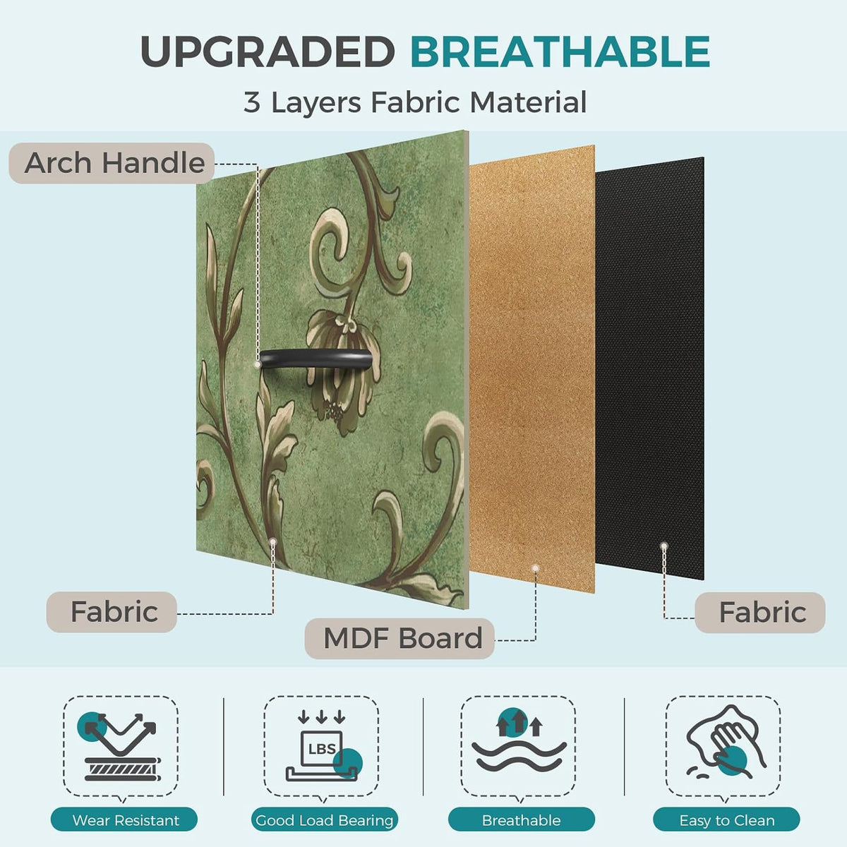 5 Drawer Dresser for Bedroom, Storage Organizer for Closet, Khaki