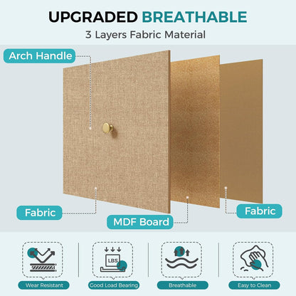 5 Drawer Dresser for Bedroom, Storage Organizer for Closet, Khaki