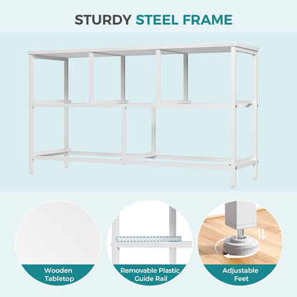 5 Drawer Dresser for Bedroom, Storage Organizer for Closet, Khaki