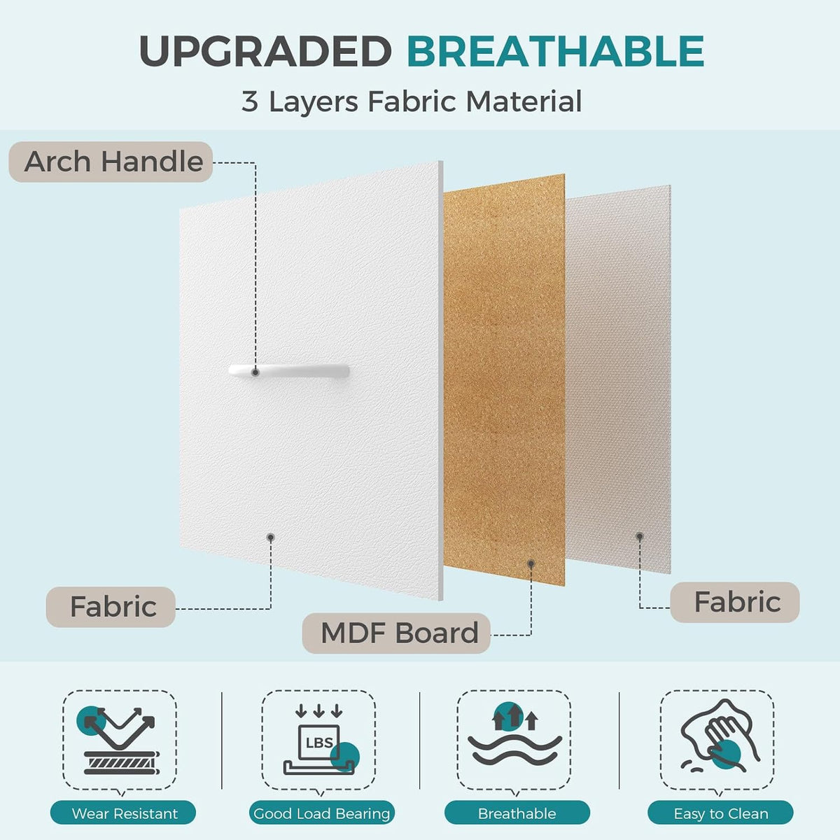 5 Drawer Dresser for Bedroom, Storage Organizer for Closet, Khaki