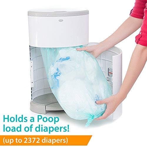 Refill Bags for Dekor Plus Diaper Pail - 4 Pack Odor-Control Liners
