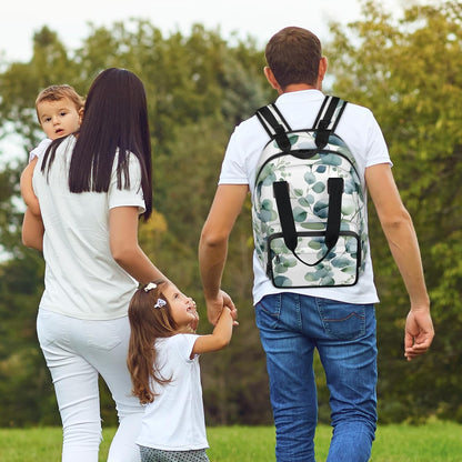 Colourful Leaves Diaper Bag Backpack for Travel, Waterproof Diaper Bag with Insulated Bottle Pockets & USB Port, Large Capacity Baby Bag for Moms & Dads