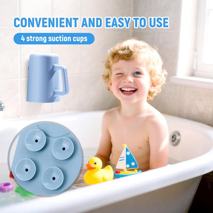Baby Bath Rinse Cup with Suction Base