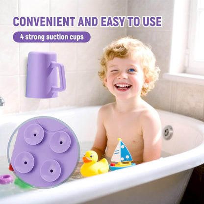 Baby Bath Rinse Cup with Suction Base