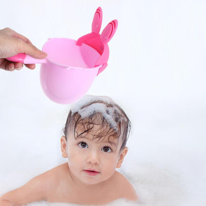 2pcs Bath Rinse Cup Animal Shapes Pp Material Shampoo Rinser for Boy Girl Bath Water Spoon for Newborns and Boys and Girls