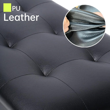 Solid Wood Piano Bench with Storage, Piano Stool and Padded Cushion, Keyboard Bench with Bookcase, Piano Chair and Piano Seat with High-Density Sponges.