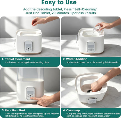 Tiny Marvels Powerful Descaling Tablets for Baby Bottle Washer