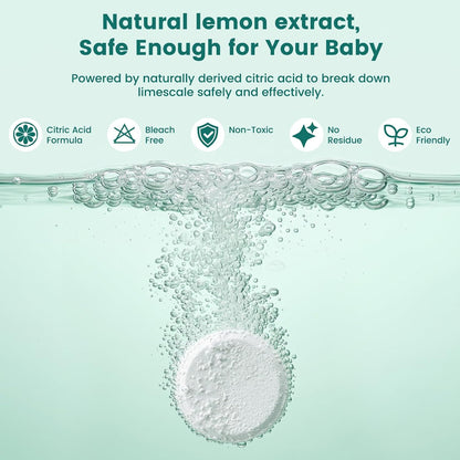 Tiny Marvels Powerful Descaling Tablets for Baby Bottle Washer