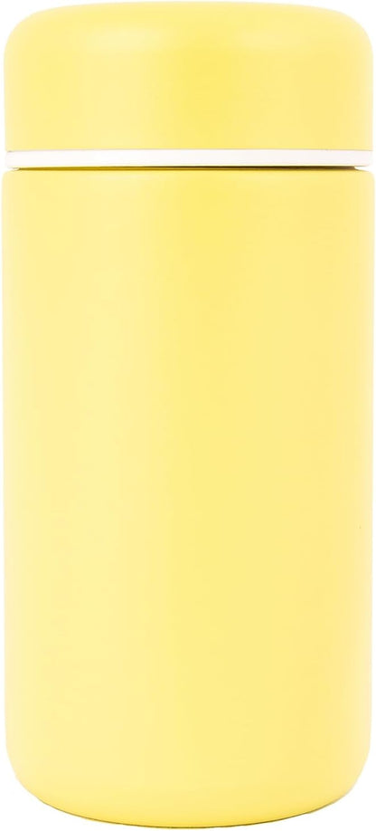 Vessel Ceramic Lined Travel Tumbler w/Splash Guard and Leak-Proof Lid (12oz, Sun Yellow)