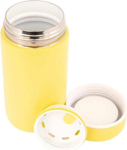Vessel Ceramic Lined Travel Tumbler w/Splash Guard and Leak-Proof Lid (12oz, Sun Yellow)