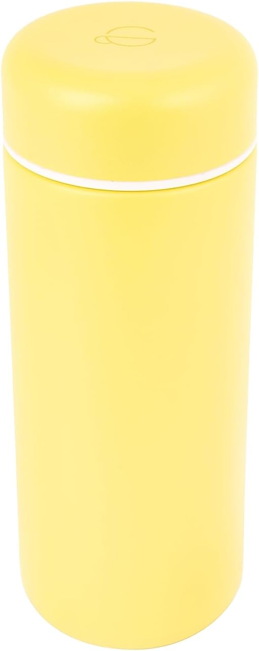 Vessel Ceramic Lined Travel Tumbler w/Splash Guard and Leak-Proof Lid (12oz, Sun Yellow)