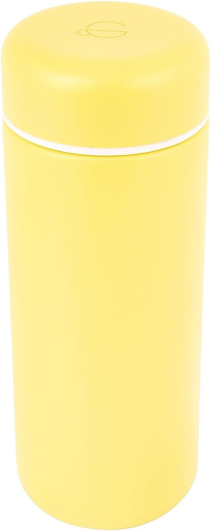 Vessel Ceramic Lined Travel Tumbler w/Splash Guard and Leak-Proof Lid (12oz, Sun Yellow)