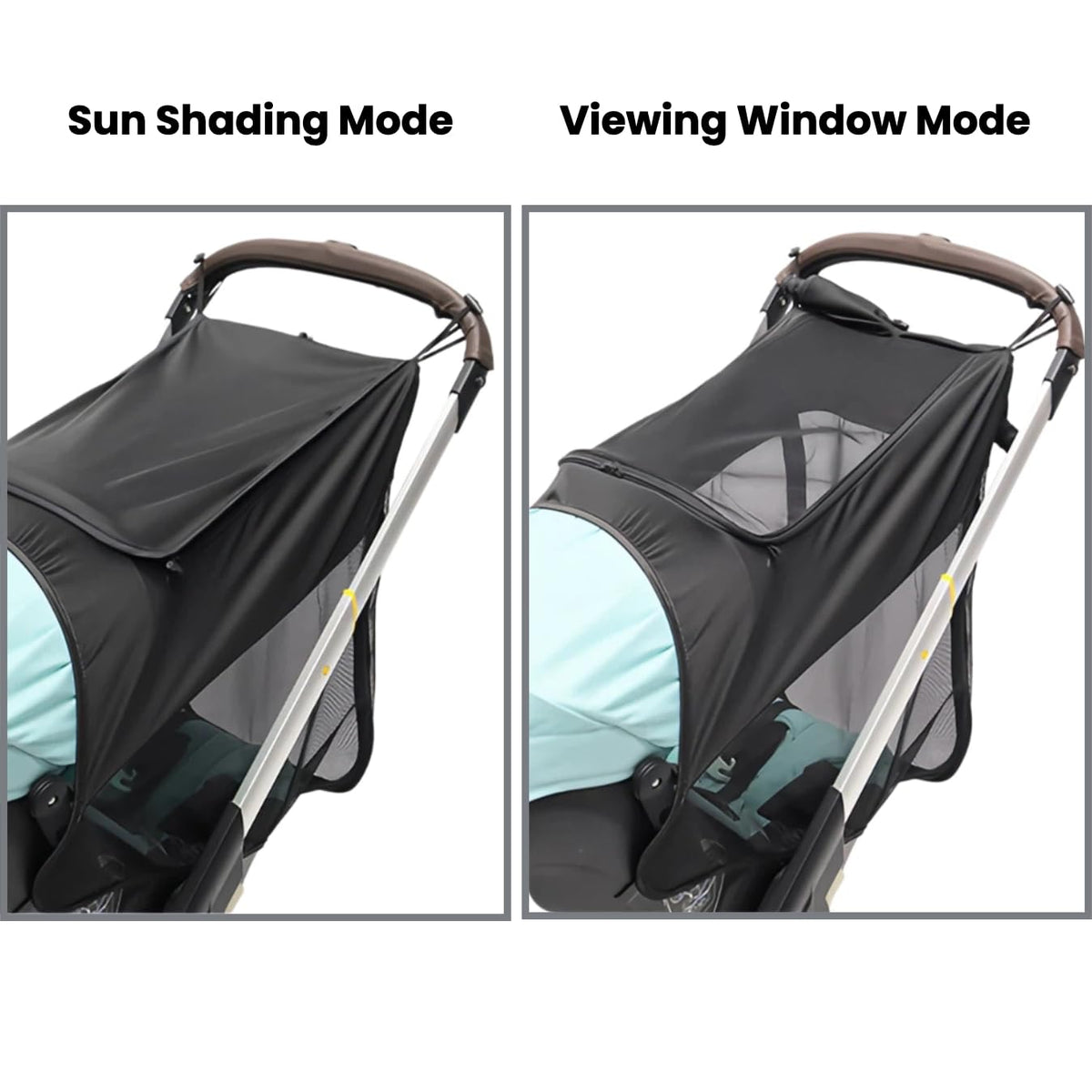 Sunshade Extension - Fits Doona Car Seat & Stroller, Easy Install Summer Baby Accessory | Compatible with Carseat | Car Seat Cover Attachment for Sun Protection