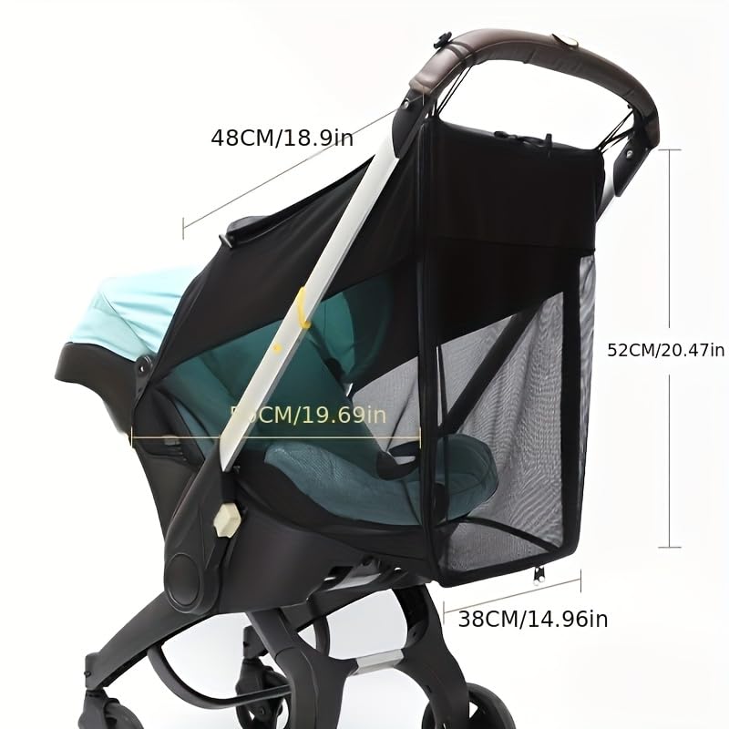 Sunshade Extension - Fits Doona Car Seat & Stroller, Easy Install Summer Baby Accessory | Compatible with Carseat | Car Seat Cover Attachment for Sun Protection