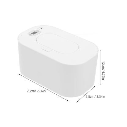 Portable USB Baby Wipe Warmer with Adjustable 104-140 F Temperature Display Compact Heating Box for Comfortable Diaper Changes at Home and Outdoors