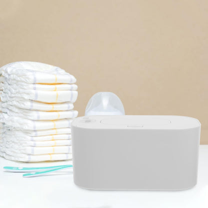 Portable USB Baby Wipe Warmer with Adjustable 104-140 F Temperature Display Compact Heating Box for Comfortable Diaper Changes at Home and Outdoors