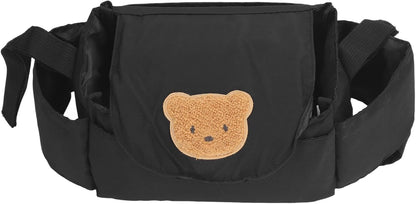 Stroller Cup Holder Bag with Large Storage and Insulated