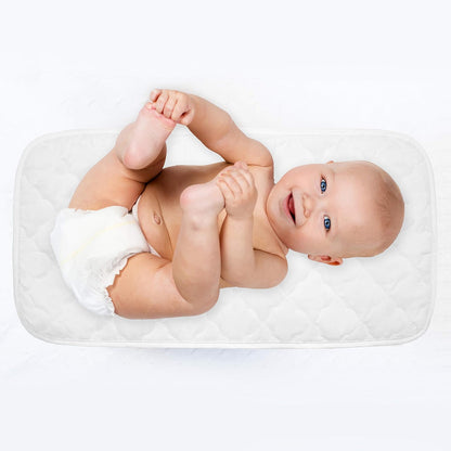 Ultra Soft Quilted Waterproof Changing Table Pad Liners, 11.5" x 23" 3Count