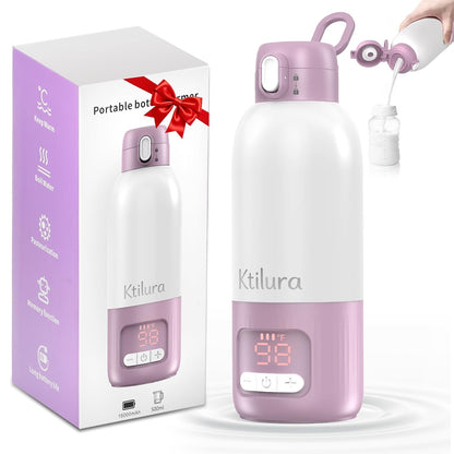 Portable Bottle Warmer for Travel, Fast Heating Milk Warmer