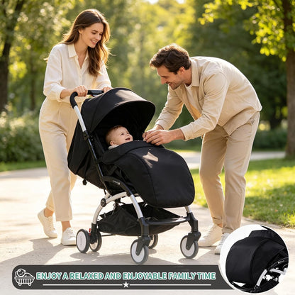 Stroller Leg Shade, Stroller Sun Shade Universal Sunlight Protection, Black