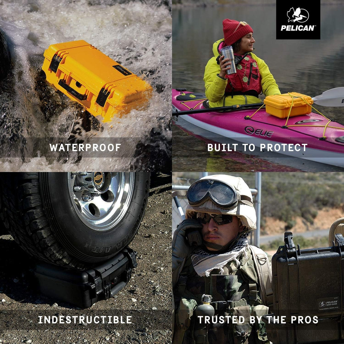 1120 Case With Foam (Orange)