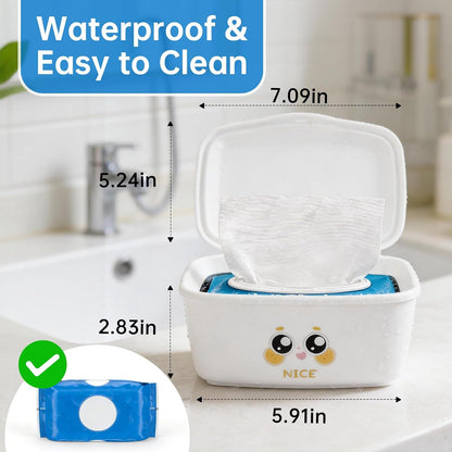 Flushable Wipes Dispenser Compatible with Cottonelle, Bathroom Wipes Holder Flushable Wipes Container Toilet Paper Wipes Dispenser, Bathroom Organizer Fits for Cottonelle (Only Wipes Dispenser)