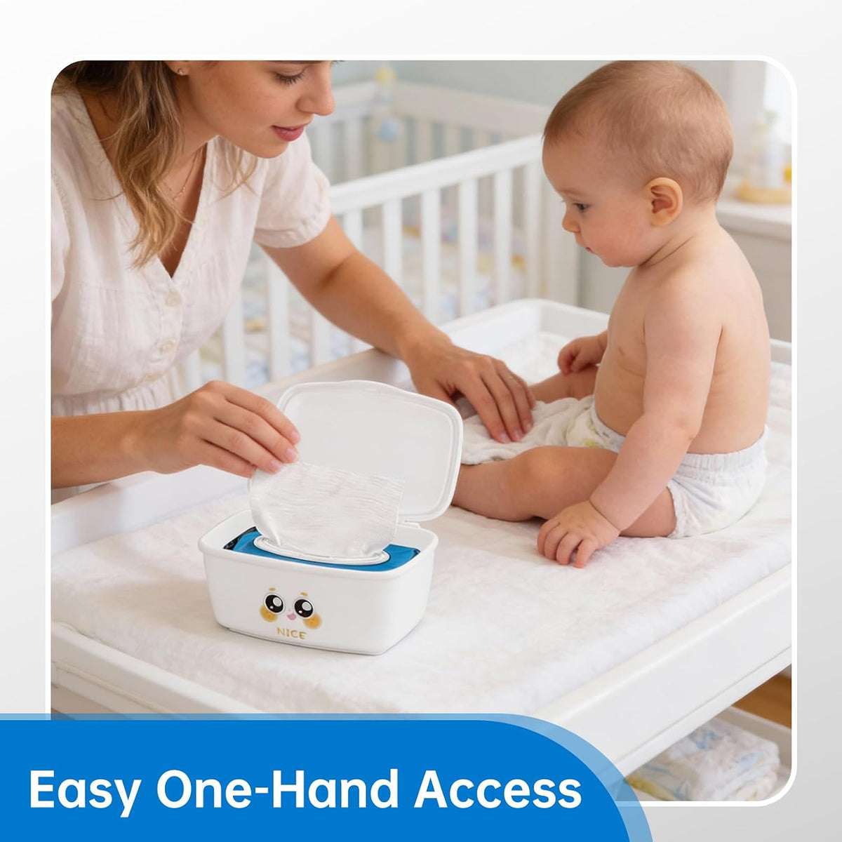 Flushable Wipes Dispenser Compatible with Cottonelle, Bathroom Wipes Holder Flushable Wipes Container Toilet Paper Wipes Dispenser, Bathroom Organizer Fits for Cottonelle (Only Wipes Dispenser)