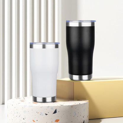 20oz Insulated Tumbler with Lid Straw Travel Coffee Mug Cup (Light/Purple) | Double Wall Vacuum Hot Iced Insulated Cup Stainless Steel Mug Leakproof Powder Coated Metal Tumbler for Men Women