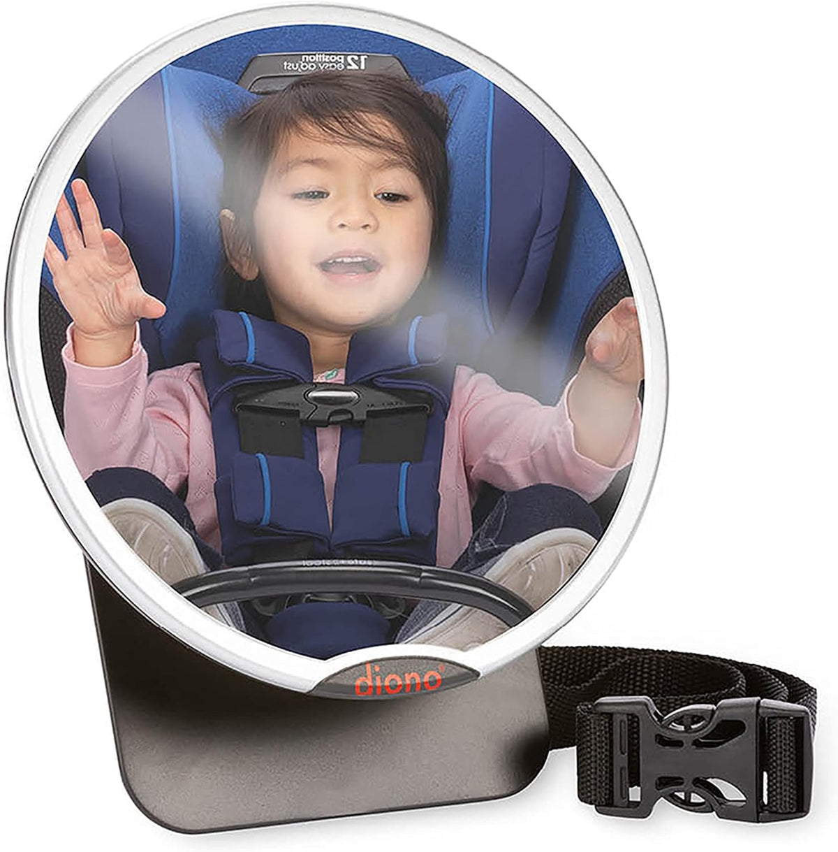 Baby Car Mirror 2 Pack, Includes Safety Car Seat Mirror for Rear Facing Infant & See Me Too Rear View Baby Mirror Both Fully Adjustable with Wide Crystal Clear View, Shatterproof, Crash Tested