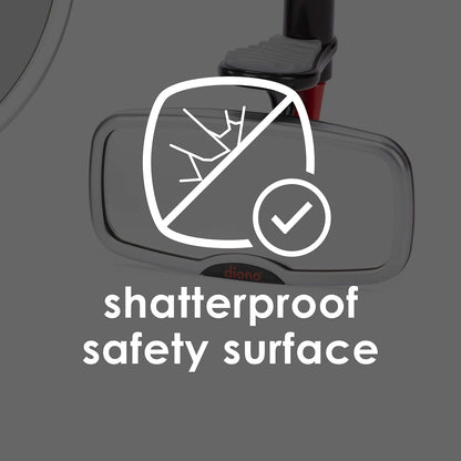 Baby Car Mirror 2 Pack, Includes Safety Car Seat Mirror for Rear Facing Infant & See Me Too Rear View Baby Mirror Both Fully Adjustable with Wide Crystal Clear View, Shatterproof, Crash Tested