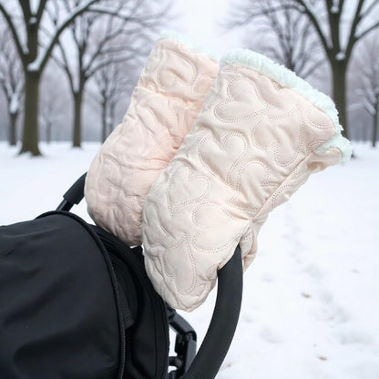 Strollers Accessories Pushchair Hand Warmer Muff Mittens Windproof Splashproof Handmuffs for Cold Weather Pram Warmer Gloves Windproof Splashproof