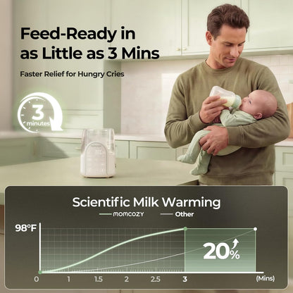 NightPro Bottle Warmer for Baby Breast Milk with Night Light