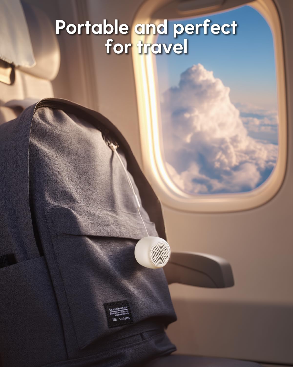 Pocket Mini Pro White Noise Sound Machine for Travel, 25 Sounds