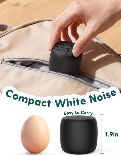 Pocket Mini Pro White Noise Sound Machine for Travel, 25 Sounds