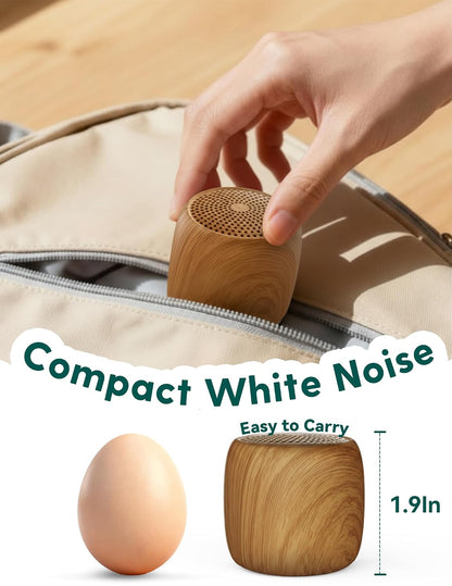 Pocket Mini Pro White Noise Sound Machine for Travel, 25 Sounds