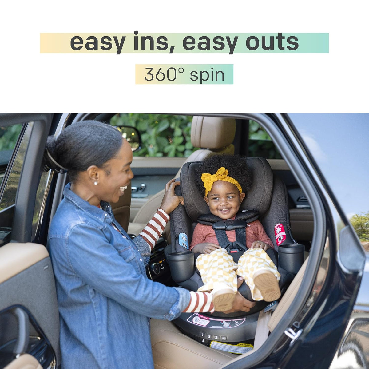Baby Chili Spin SI 360 Rotating 2-in-1 Car Seat, Convertible