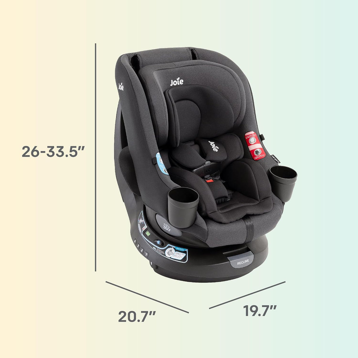 Baby Chili Spin SI 360 Rotating 2-in-1 Car Seat, Convertible