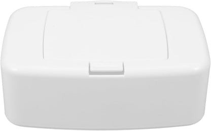 Wipes Dispenser Refillable Wipe Container One-Handed Baby Wipe Holder Non-Slip Base Portable Tissue Box for Nursery Bathroom Kitchen Travel 6.69 X 4.13 X 2.36 in
