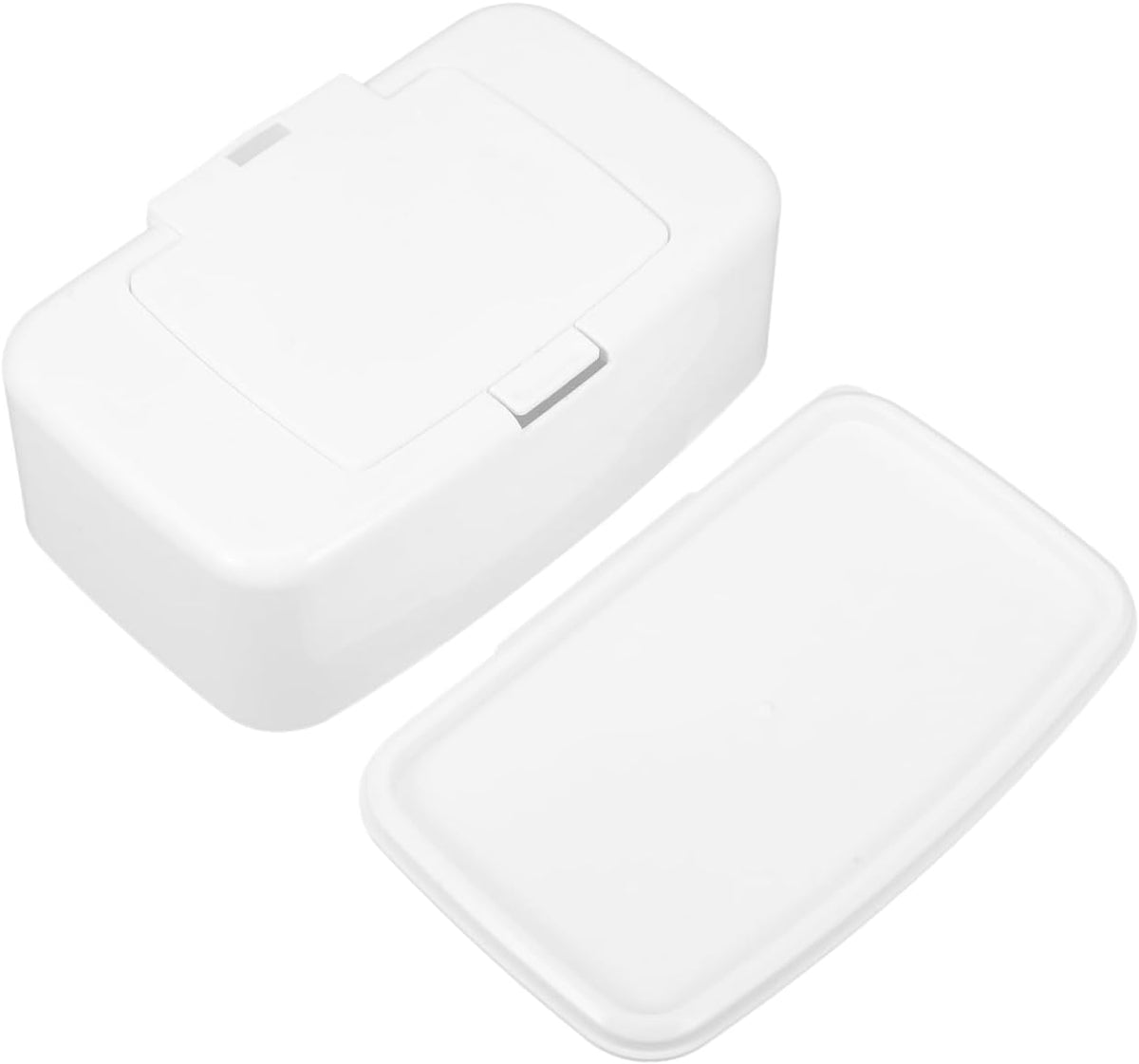 Wipes Dispenser Refillable Wipe Container One-Handed Baby Wipe Holder Non-Slip Base Portable Tissue Box for Nursery Bathroom Kitchen Travel 6.69 X 4.13 X 2.36 in