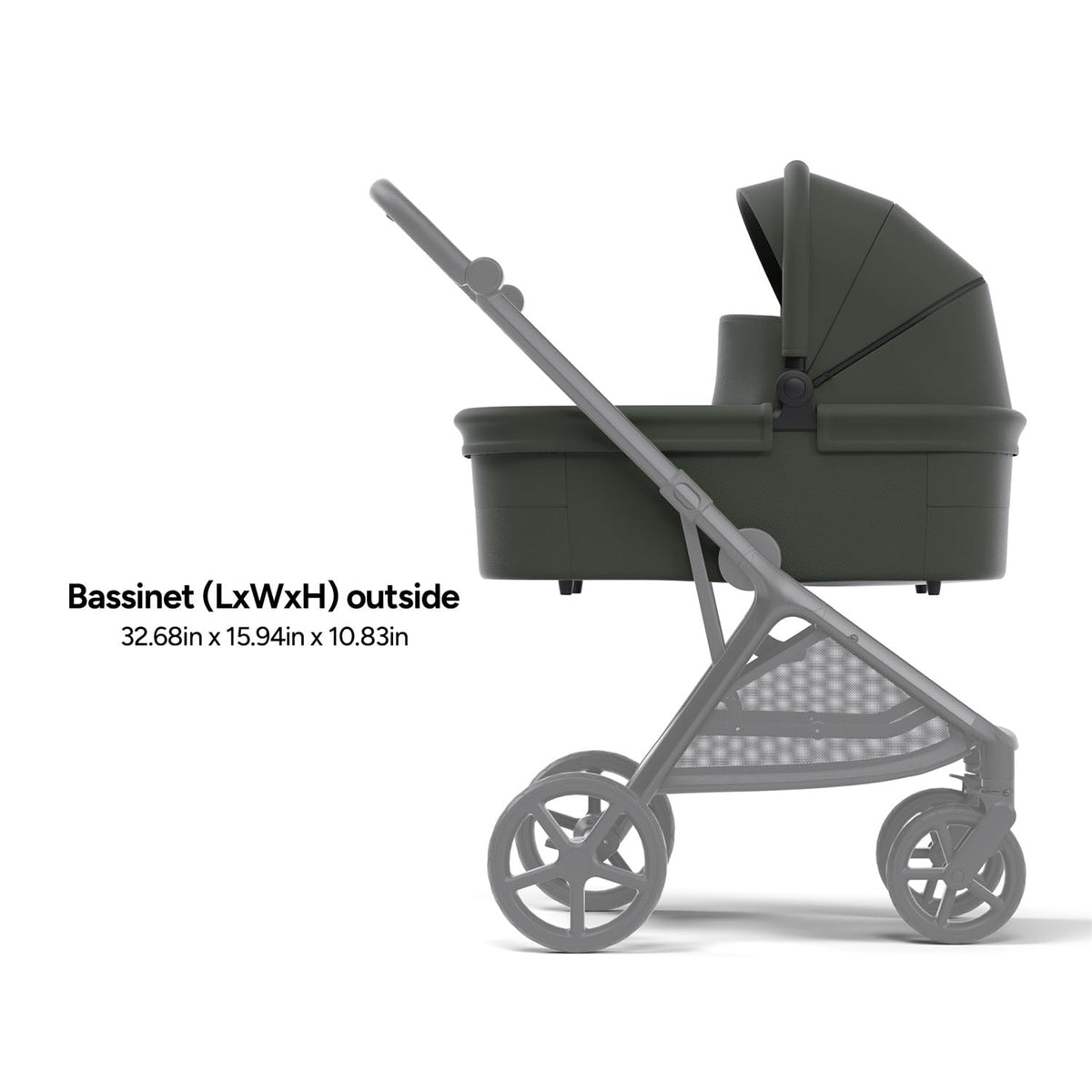 Vira All-Terrain Stroller Compact One-Hand Fold, Newborn to Toddler